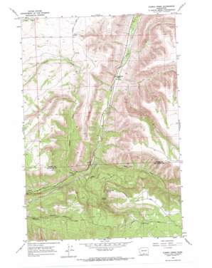 Kusshi Creek topo map
