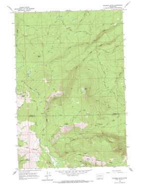 Stagman Butte topo map