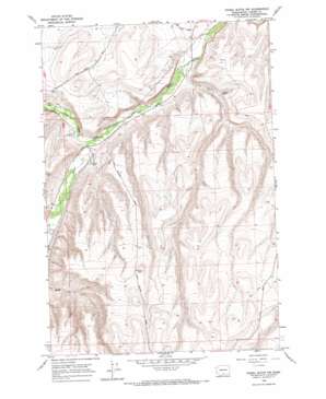 Poisel Butte Nw topo map