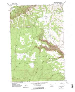 Logy Creek Falls USGS topographic map 46120b7
