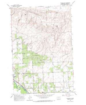 Granger NW USGS topographic map 46120d2