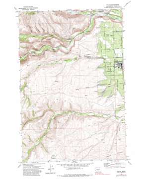 Tieton USGS topographic map 46120f7