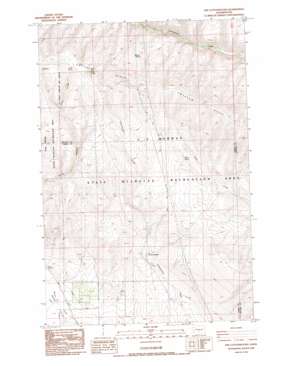 The Cottonwoods topo map