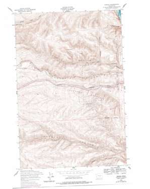 Ginkgo USGS topographic map 46120h1