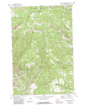 Manastash Lake USGS topographic map 46120h8
