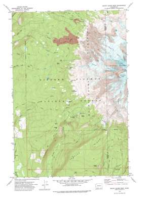 Mount Adams West USGS topographic map 46121b5