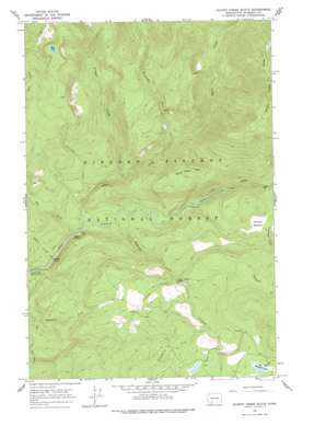 Quartz Creek Butte topo map