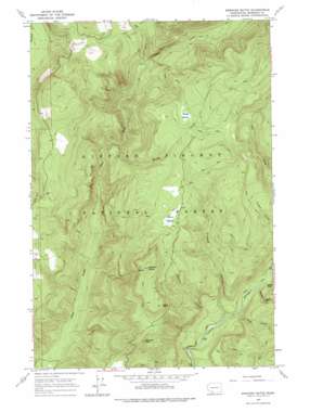 Spencer Butte topo map