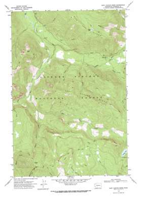 East Canyon Ridge USGS topographic map 46121c6