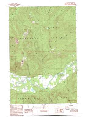 Purcell Mountain topo map