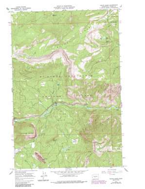 Tieton Basin USGS topographic map 46121f1