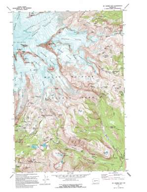 Mt Rainier East USGS topographic map 46121g6