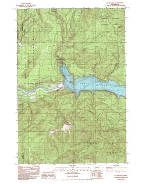 Mount Mitchell USGS topographic map 46122a2