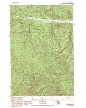 Elk Mountain topo map