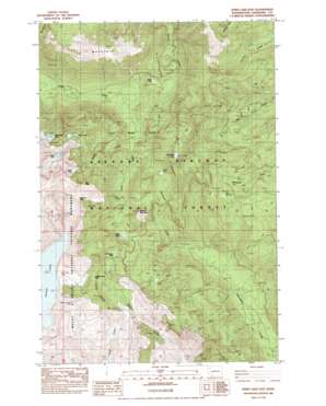 Spirit Lake East USGS topographic map 46122c1