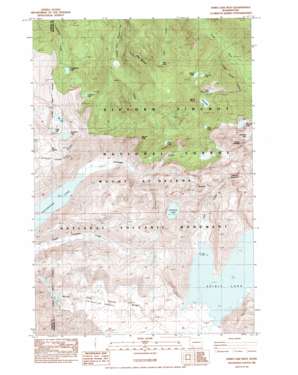 Spirit Lake West USGS topographic map 46122c2