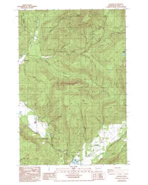 Glenoma topo map