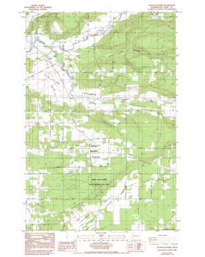 Jackson Prairie topo map
