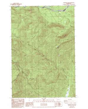Anderson Lake USGS topographic map 46122f1