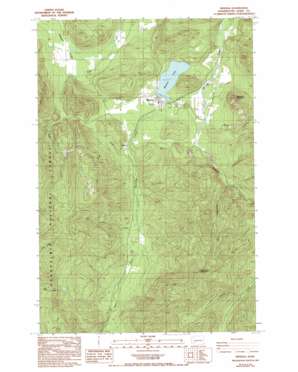 Mineral USGS topographic map 46122f2