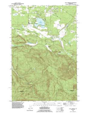 Lake Lawrence USGS topographic map 46122g5