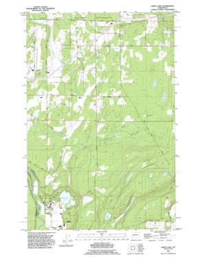 Harts Lake USGS topographic map 46122h4
