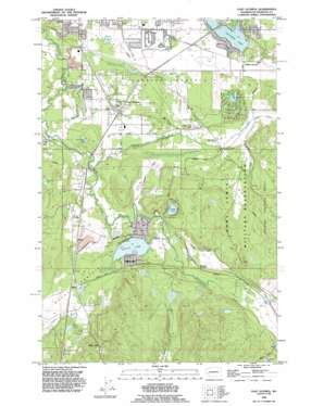 East Olympia topo map