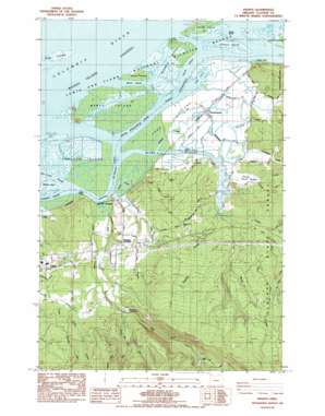 Knappa USGS topographic map 46123b5