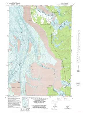 Nemah USGS topographic map 46123e8