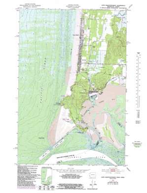 Cape Disappointment topo map