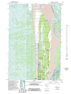 Oysterville USGS topographic map 46124e1