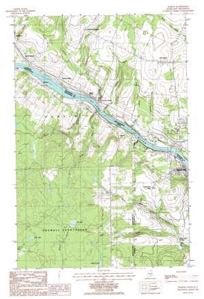Hamlin USGS topographic map 47067a7