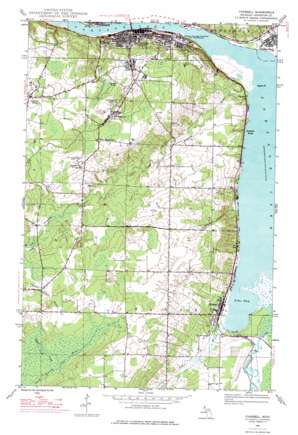 Chassell USGS topographic map 47088a5