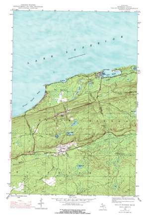 Eagle Harbor USGS topographic map 47088d2