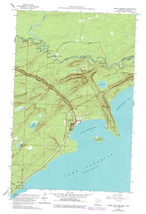 Grand Portage USGS topographic map 47089h6
