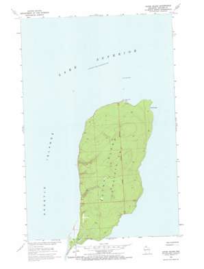 Outer Island topo map