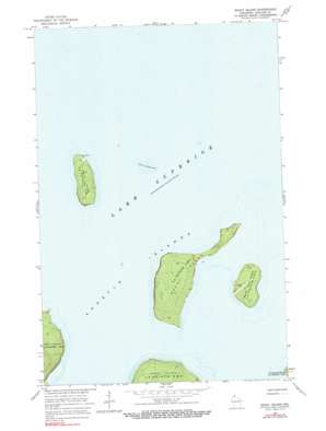 Rocky Island USGS topographic map 47090a6