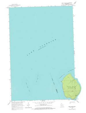 Bear Island USGS topographic map 47090a7