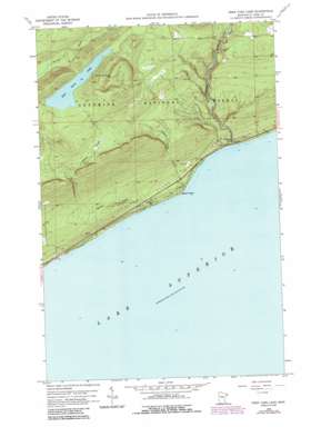 Deer Yard Lake USGS topographic map 47090f5