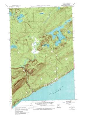 Lutsen USGS topographic map 47090f6