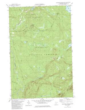 Honeymoon Mountain USGS topographic map 47090f7