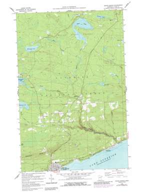 Grand Marais USGS topographic map 47090g3