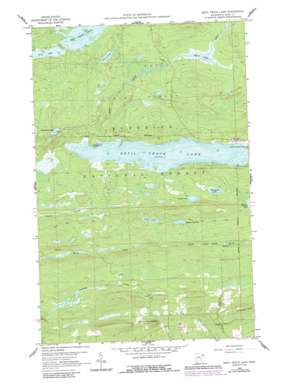 Devil Track Lake USGS topographic map 47090g4