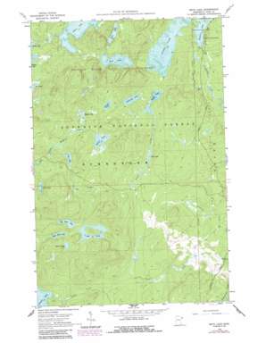 Beth Lake topo map