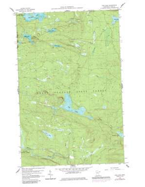 Tom Lake topo map
