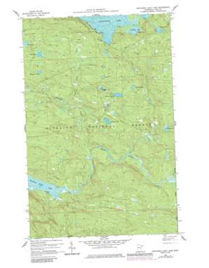 Northern Light Lake USGS topographic map 47090h2