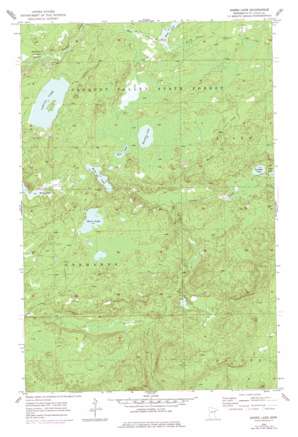 Barrs Lake USGS topographic map 47091a8