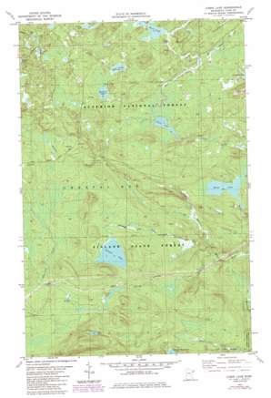 Cabin Lake USGS topographic map 47091e2
