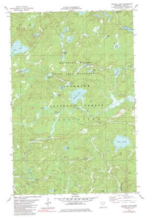 Quadga Lake USGS topographic map 47091g4