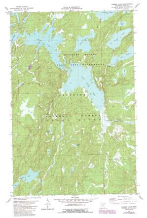 Gabbro Lake USGS topographic map 47091g5